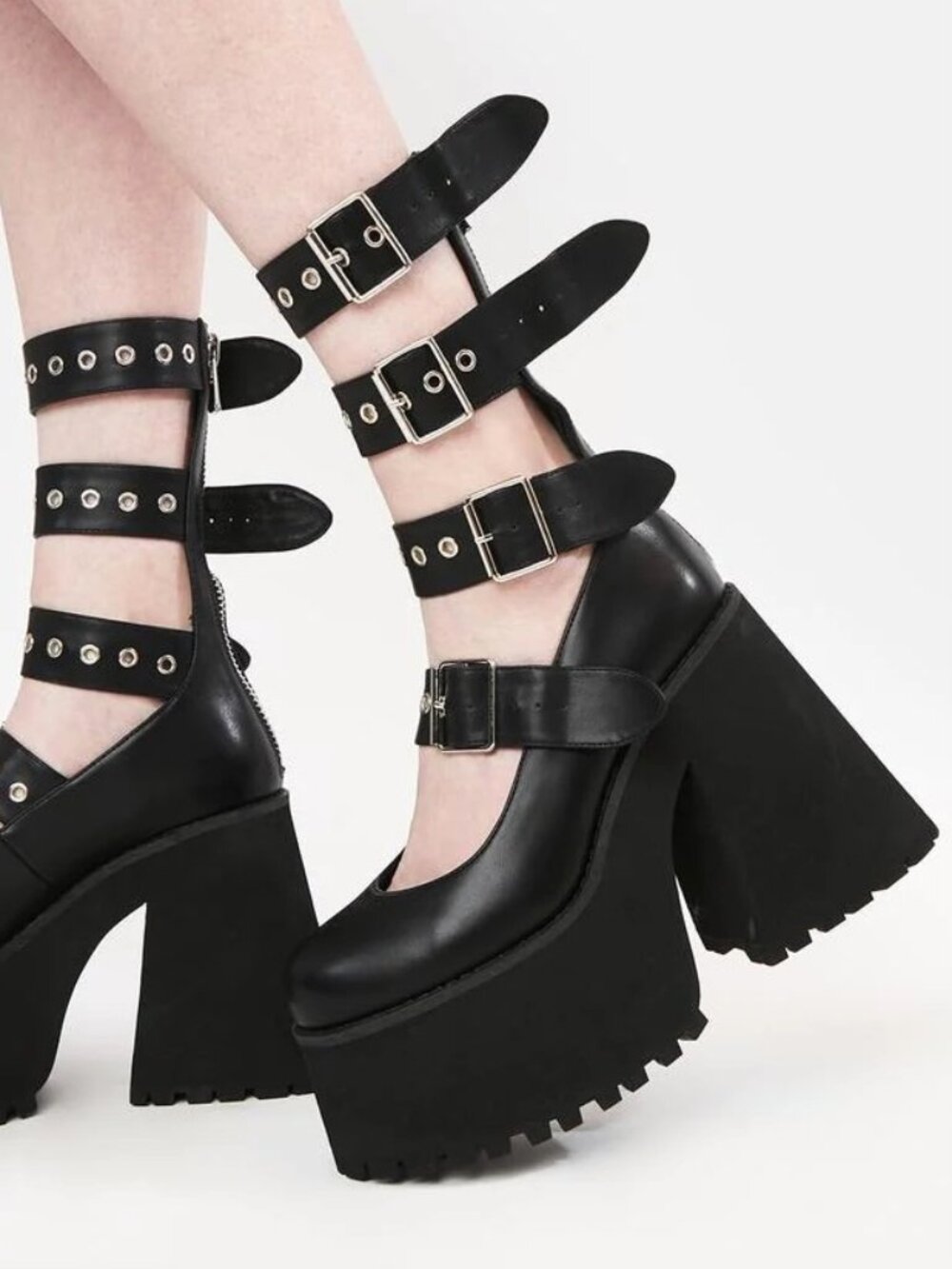 Gloom Worthy Platform Maryjanes 8 Dollskill the Grave Girls